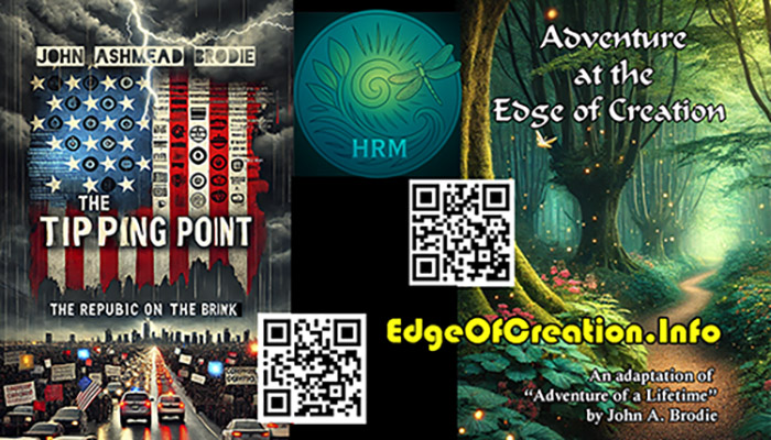The Tipping Point and Adventure at the Edge of Creation are two parts of one great story — the awakening of humanity to its true creative power.